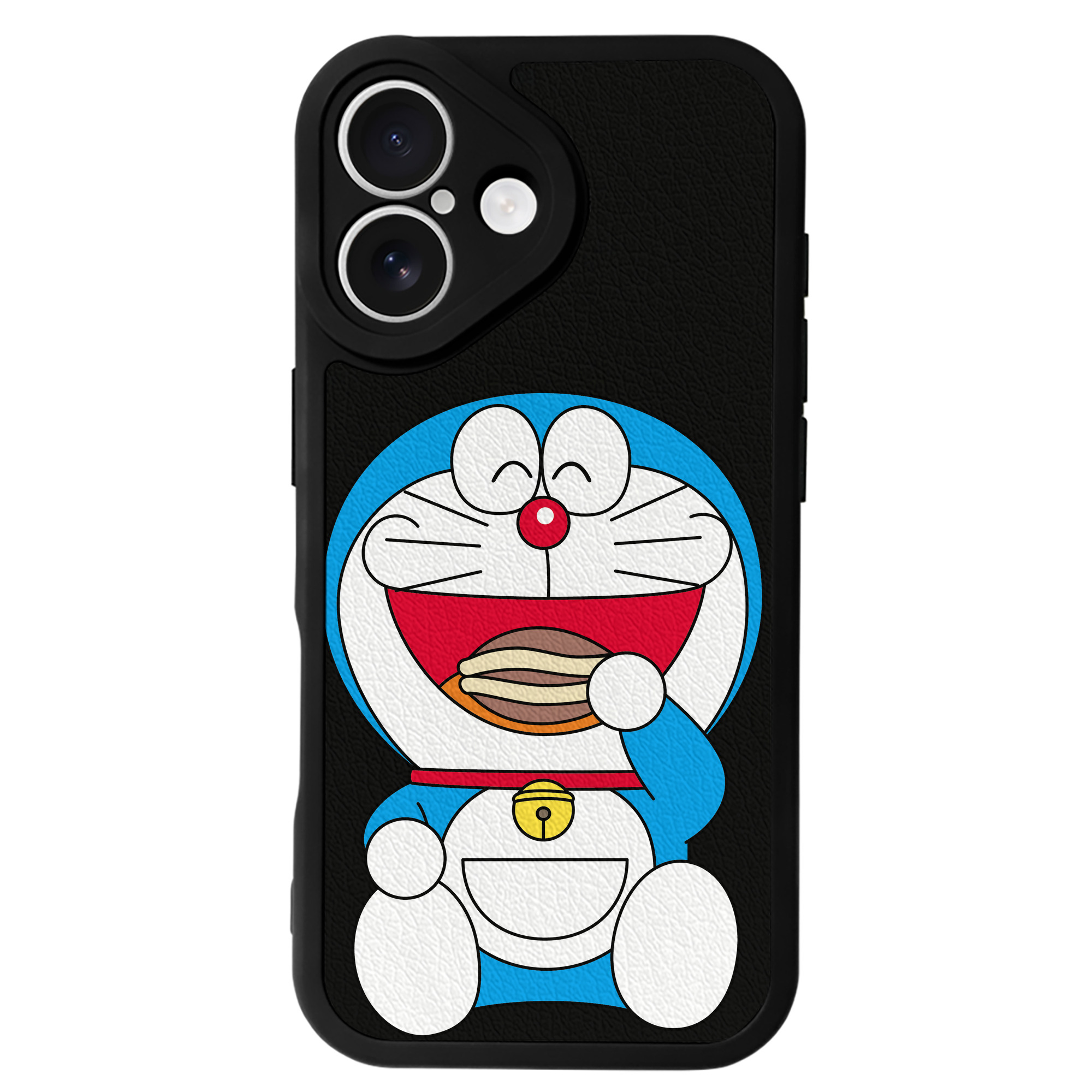 （画像用） ドラえもん Doraemon 【iPhone 16シリーズ対応】シリコンスマホケース（レザー調） 材質：シリコン